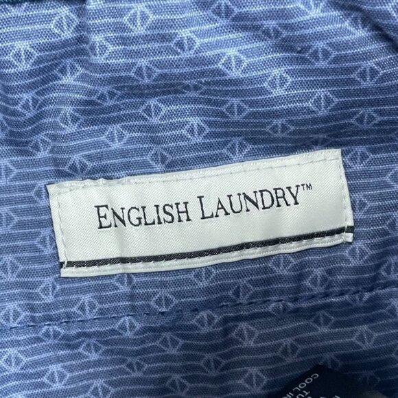 English Laundry Mens Slim Fit Blue Chino Pants Size 32x32 a0063 - Picture 6 of 9
